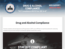 Tablet Screenshot of dotcompliance.us